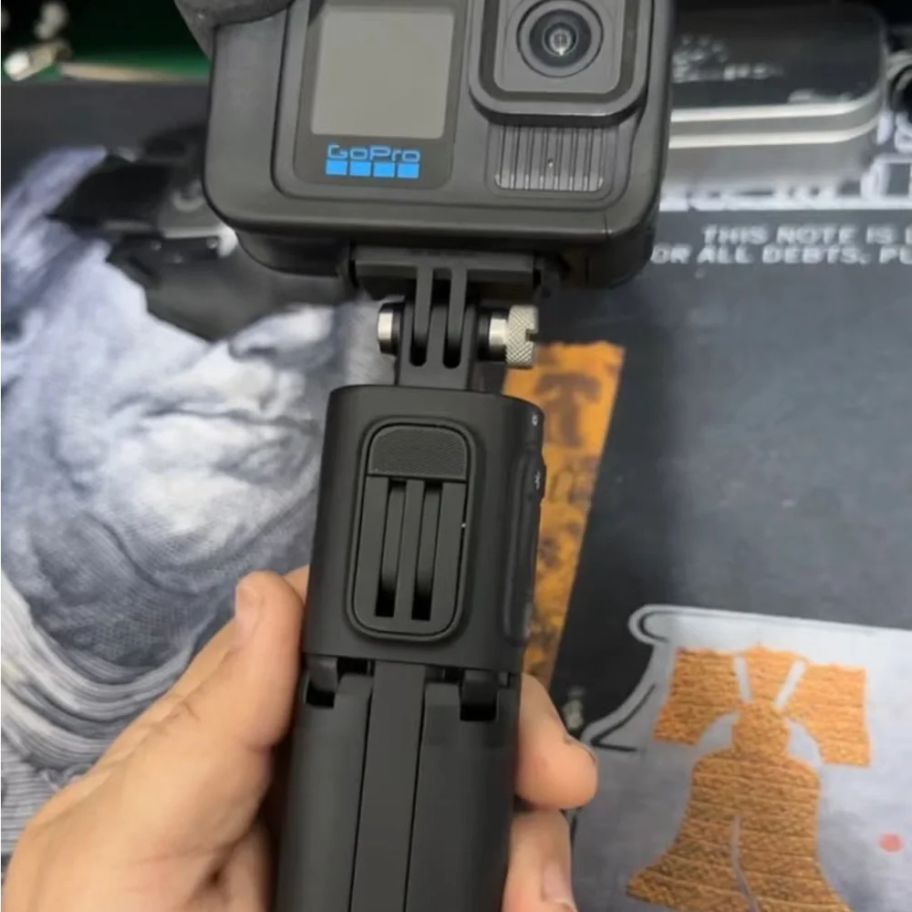 GoPro Camera with Black Grip